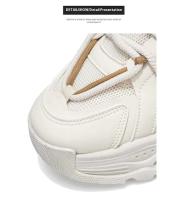 Parte superior informal de cuero de fibra ultrafina para hombre, zapatos deportivos de talla grande para papá, suela de goma PU, impermeable y transpirable para caminar - details 4