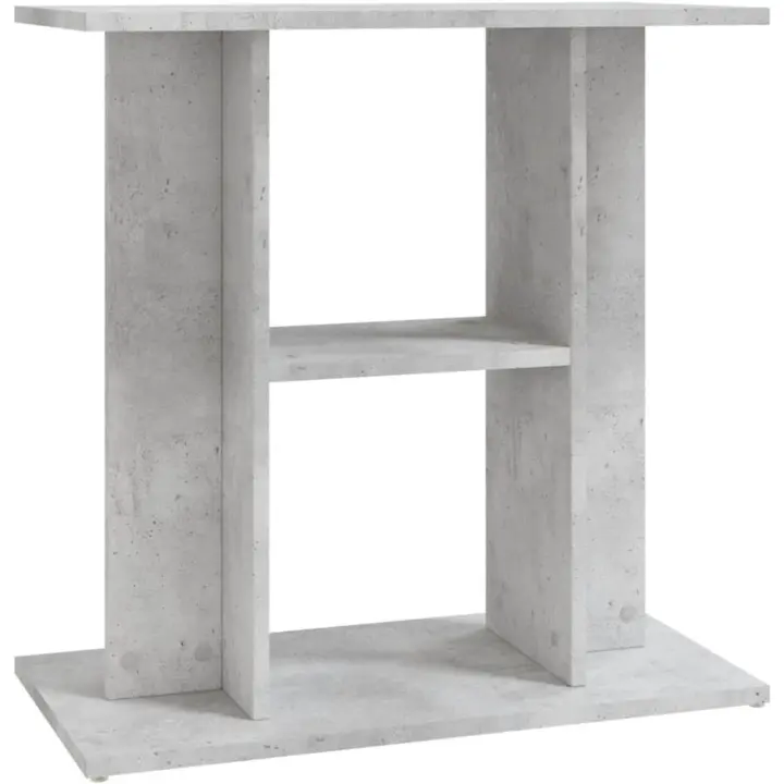 vidaXL Soporte para Acuario Madera ingeniería Gris hormigón 60x30x60cm - 1