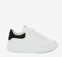 Moda McQueen zapatos blancos zapatillas deportivas anchas zapatos casuales en blanco y negro - details 1