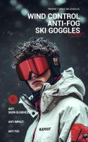 KAPVOE Gafas de Esquí Kit de Lente Anti-Niebla para Hombres y Mujeres Protección UV400 - details 0