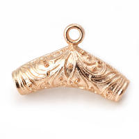 Colgantes de tubo curvado de nube de latón, Color oro de 18K de alta calidad, conector de pulsera, suministros para fabricación de joyas, accesorios Diy - details 26