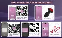 Leten 360 °   Vibrador de Control inalámbrico de rotación, aplicación Bluetooth, tapón Anal, masajeador de próstata para hombres, mujeres, culo, Anal, Juguetes sexuales para adultos, parejas - details 4
