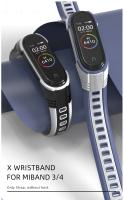 Mi Band 8 7 6 5 4 3 Correa de muñeca para Mi Smart Band 8 Correa NFC versión Global pulsera de silicona - details 0