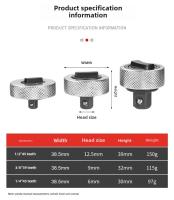 Ratchet de Acero Inoxidable Mini Palanca de Ratchet de 1/4" 3/8" 1/2" Manejo Reversible - details 8
