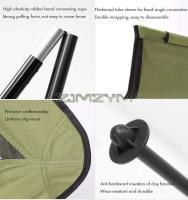 Silla con respaldo alto, ligera para acampar con reposacabezas, silla plegable portátil estable para acampar al aire libre, viaje de senderismo - details 4