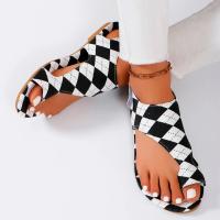 Sandalias de mujer, novedad de verano 2025, sandalias planas con Clip dedos, sandalias de diseñador para playa, zapatos informales de moda con tirantes en la espalda para mujer, chanclas - details 6