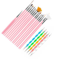 Herramienta de Arte de Uñas 39Pcs con Piedras Preciosas Brochas de Uñas Herramientas de Punto Buffero de Lijas Pegatinas Tijeras Normales Productos Peligrosos: Ninguno - details 1