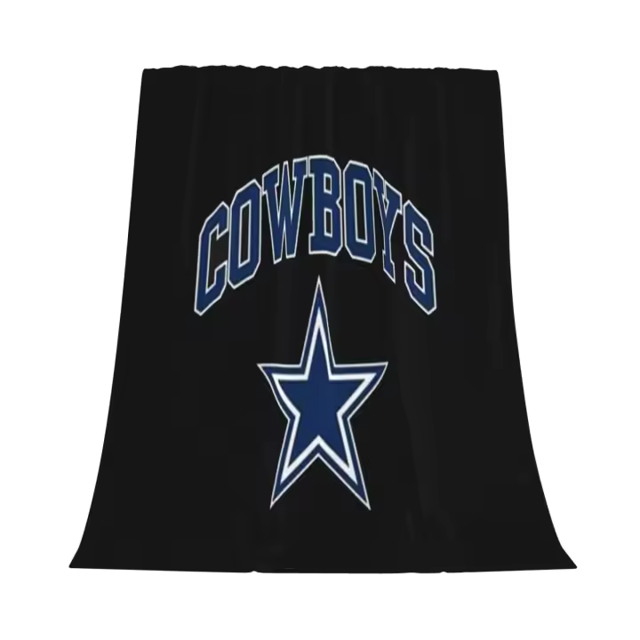Manta de franela de los vaqueros de DALLAS para decoración de dormitorio y ropa de cama - 1