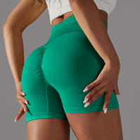 Hamidou pantalones cortos de Yoga para mujer, Shorts de Fitness para correr, ciclismo, transpirables, cintura alta, entrenamiento, gimnasio, Verano - details 26