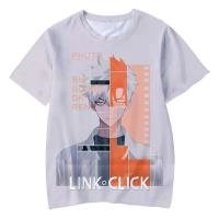 Animación k Click Camiseta de talla grande con estampado 3D para hombre, informal, Haruku, deportiva, de secado rápido, transpirable, manga corta - details 6
