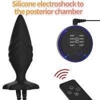 Estimulador de cuentas anales de pulso de descarga eléctrica, masajeador de próstata y orgasmo, tapón Anal, masturbación femenina, Juguetes sexuales para adultos - details 3