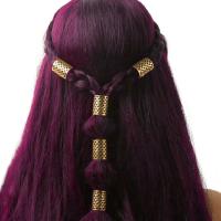 5 uds. De rastas huecas, anillo para el cabello, trenzado de cabello, Clips de Metal, cuentas para rastas, accesorios para el cabello DIY, tubos trenzados para el cabello, joyería para el cabello - details 2