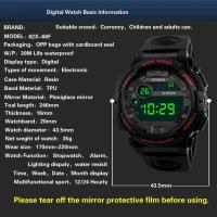 Reloj Deportivo de Lujo para Niños MAYZHISU Multifuncional Digital de Pulsera Luminoso - details 4