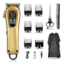 Cortadora de pelo eléctrica para hombre, recortadora de barba inalámbrica con carga USB, potente - details 1