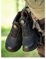 Zapatos Universales de Seguridad para Hombres Cabeza de Acero, A Prueba de Golpes, Antideslizantes, Hebilla Giratoria, Resistentes al Desgaste - details 16