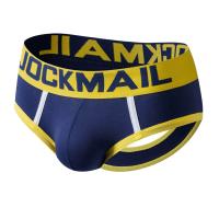 Ropa interior sin fondo para hombre, suspensorio Sexy Gay con espalda descubierta, calzoncillos Boxer con espalda abierta, calzoncillos de algodón para hombre JM312 - details 9