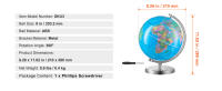 SucceBuy Globo terráqueo para niños, globo geográfico, para aprendizaje de niños, decoración de geografía en el aula y el hogar - details 6