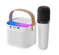 Máquina de Karaoke inalámbrica portátil con micrófono Dual, Altavoz Bluetooth PA, sistema KTV DSP, sonido estéreo HIFI, luces LED de colores RGB - details 19