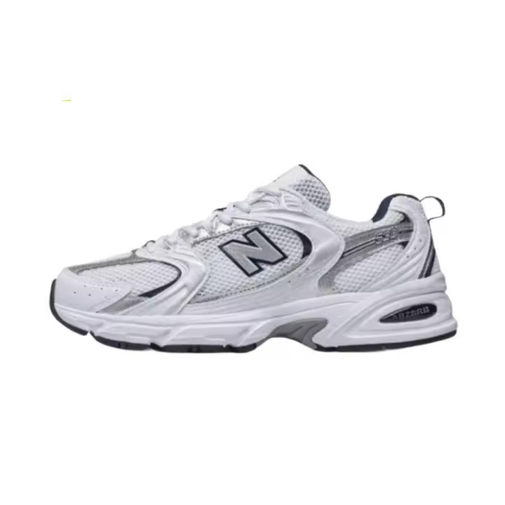 Leten 530 Sier Blanco para Hombres y Mujeres Zapatos de Correr Retro Casuales MR530S Pegatinas de Pared - 1