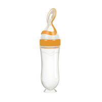 Botella de Alimentación para Bebés SLAIXIU Cuchara de Leche para Entrenamiento Complemento Alimenticio Material de Silicona Estilo de Botella de Cuello Ancho - details 8