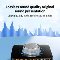 Receptor transmisor de Audio con Bluetooth, pantalla LED de M5, 3,5mm, AUX, R/L, RCA, TF/u-disk, adaptador inalámbrico estéreo, Control IR con micrófono - details 22
