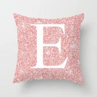 Cojín de sofá rosa con letras ostentosas, almohada con respaldo central, 45x45cm - details 10