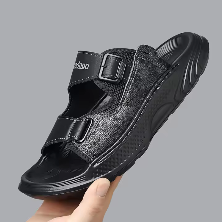 Nuevo verano versátil de una palabra zapatillas de los hombres antideslizante y ligero sandalias de los hombres antideslizante al aire libre casual sandalias - 1