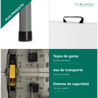 Plegable Sólido 120*60*48/61/74cm Altura Regulable y portátil Normativa Uso público Interior/Exterior (EN 581-1/3). Tablero Resina HDPE 3,5cm Capacidad 4 Personas - details 7