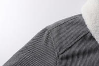 Chaquetas gruesas de lana para hombre, abrigo de PANA con cuello de piel a la moda, prendas de vestir militares informales, novedad de otoño e invierno, 2024 - details 9