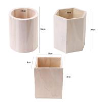 Simplicity-contenedor de lápices de oficina, organizador de oficina, papelería, soporte de madera para bolígrafos, caja de almacenamiento, portalápices - details 1