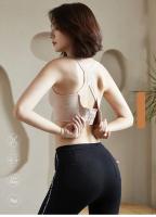 Sujetadores deportivos sexys con espalda cruzada para Yoga, camiseta sin mangas para mujer, Fitness, gimnasio, a prueba de golpes, sin costuras, entrenamiento para correr, ropa interior de secado rápido, chaleco - details 0