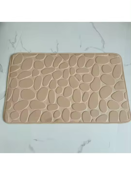 Estera en relieve de adoquín Estera de puerta Estera de piso Estera absorbente para pies Estera antideslizante para baño Alfombra - 1