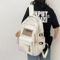 Mochila impermeable de gran capacidad para estudiantes, bolso escolar de nailon con cremallera y múltiples bolsillos, mochila informal de ocio para adolescentes, viaje - details 11