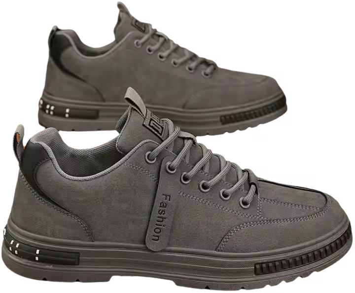 Primavera zapatos de hombre nuevos zapatos de seguridad laboral transpirables para sitio de construcción de hombre, tendencia de trabajo versátil antideslizante, zapatos deportivos de junta, zapatos de papá. - 1