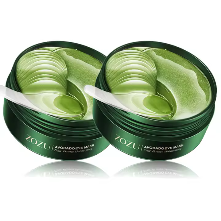 Máscara de Ojos de Colágeno Dorado de Aguacate 120pcs Elimina Ojeras Hidrata y Reafirma la Piel - 1