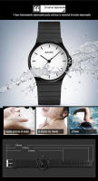 SKMEI-relojes de diseño Simple para hombres y mujeres, pulsera de cuarzo resistente al agua con personalidad, 3bar, 1419 - details 3