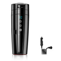 Taza calefactora de acero inoxidable para coche, hervidor eléctrico con Control inteligente de temperatura para café y leche, 12V/24V, 400mL - details 8