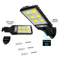 Lámpara Solar Led de pared para exteriores, iluminación de seguridad con 3 modos, Sensor de movimiento, impermeable, para camino de Patio y jardín - details 8