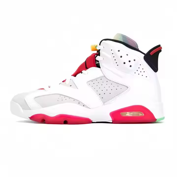 Zapatos de baloncesto blancos transpirables planos para caminar zapatillas de deporte informales 6s diseñador hombres deportes mujeres zapatos para correr al aire libre Español - 1