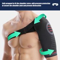 Soporte de Hombro Compresivo Tela Transpirable, Absorción de Choques, Alivio del Dolor de Hombros, Soporte Todo el Día - details 5