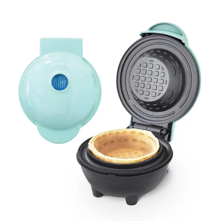 Mini Plancha para Waffles, Máquina para Hacer Waffles, Pasteles de Huevo, Helados y Rollos de Huevo para el Hogar y la Cocina - 1