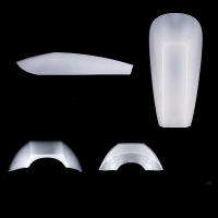 Puntas de uñas postizas 3D de gemometría, 504 piezas, para extensiones de uñas, salón de uñas y uso doméstico - details 1