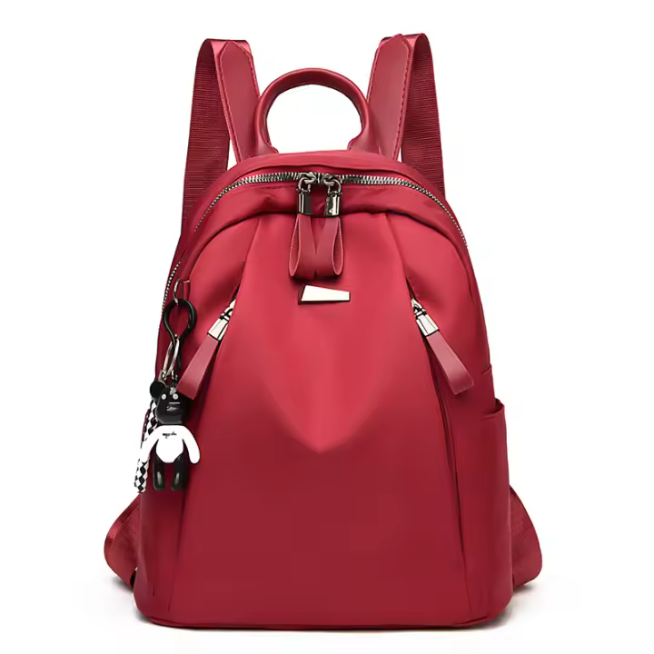 Mochila antirrobo de gran capacidad para mujer, bolso de hombro de tela impermeable, estilo Simple, informal, de viaje - 1