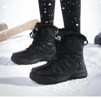 Botas de Nieve para Mujer Impermeables, Antideslizantes, Zapatos de Cordón Gruesos Talla Grande - details 0