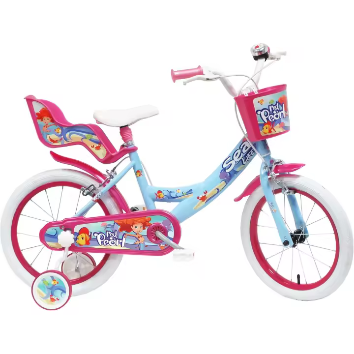 Bicicleta para niños, Azul/Fucsia/Blanco, 16" Pulgadas - 1