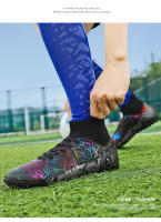 Zapatos de fútbol profesionales para hombres, botines de fútbol para jóvenes, zapatillas de entrenamiento de fútbol de cuero, zapatos de tacos de fútbol al aire libre - details 16