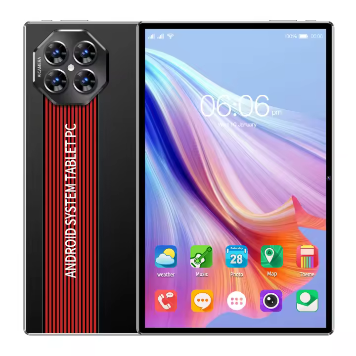 Tableta de alta definición para juegos Android 13 - 10,1" HD Dual SIM 16GB 12000mAh GPS Cámara 24MP+32MP - 1