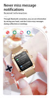 2024 Relojes de lujo de alta gama para mujer Reloj inteligente con llamada Bluetooth Reloj inteligente resistente al agua Monitor de salud de oxígeno y presión arterial Pulsera para mujer para Android iOS, regalos exquisitos para mujer - details 12