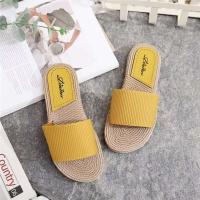 Sandalias de mujer informales con chanclas de cuerda de cáñamo, prendas de vestir, estilo étnico, novedad de verano - details 12