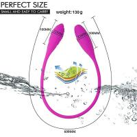 Vibradores anales de doble vibración de control remoto inalámbrico 6 huevos de vibrador de punto G de múltiples velocidades Vibrador del clítoris recargable para pareja - details 6